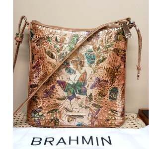 Brahmin Katie Leather Hill Garden Melbourne crossbody bag